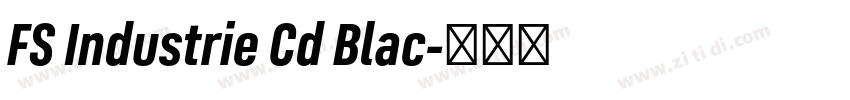 FS Industrie Cd Blac字体转换 FS Industrie Cd Blac字体转换